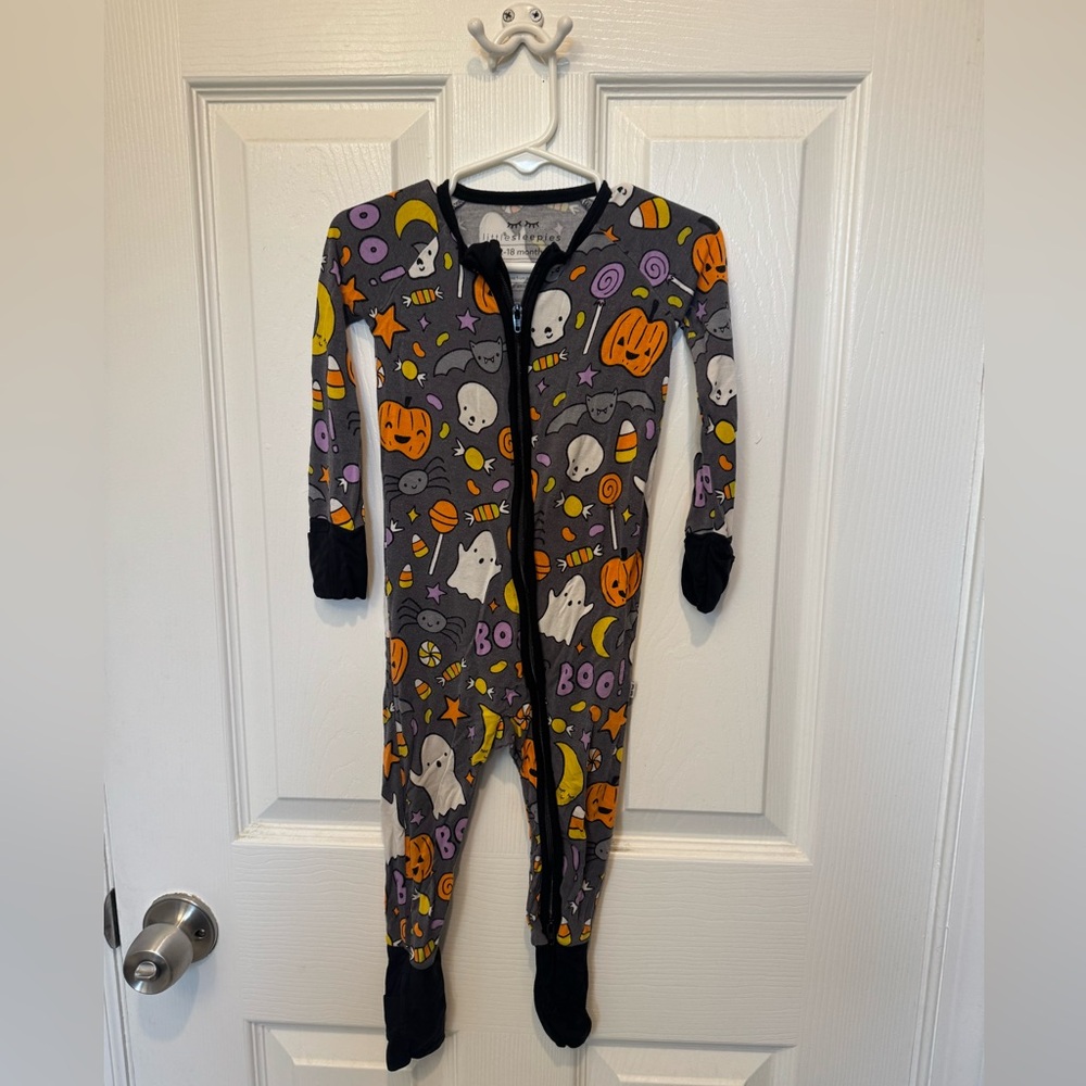 Little Sleepies Hey Boo Zippy 12-18 Months